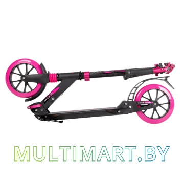 Самокат Tech Team City Scooter 2022 (черный/розовый) картинка 5
